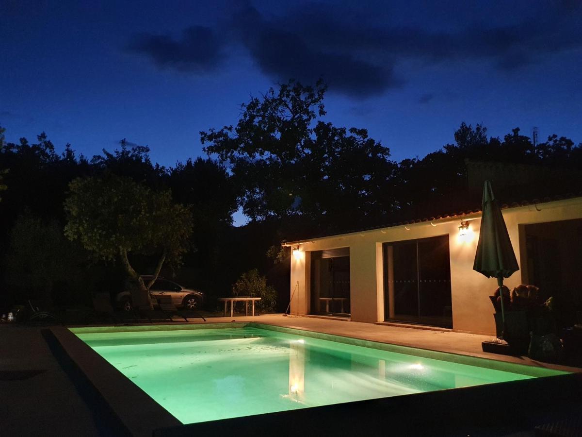 La Casita Villa Avec Piscine Pres D'Uzes Saint-Laurent-la-Vernede Luaran gambar