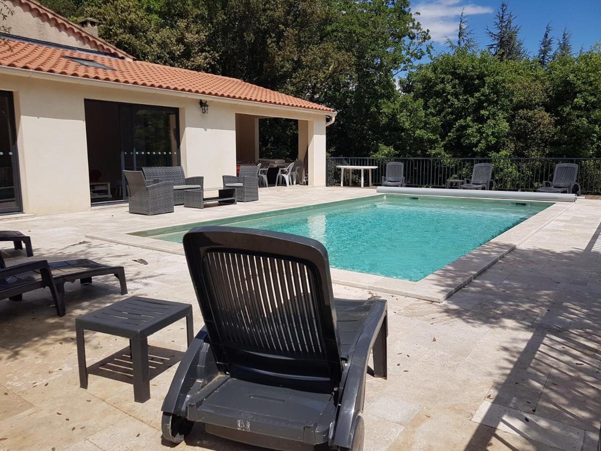 La Casita Villa Avec Piscine Pres D'Uzes Saint-Laurent-la-Vernede Luaran gambar